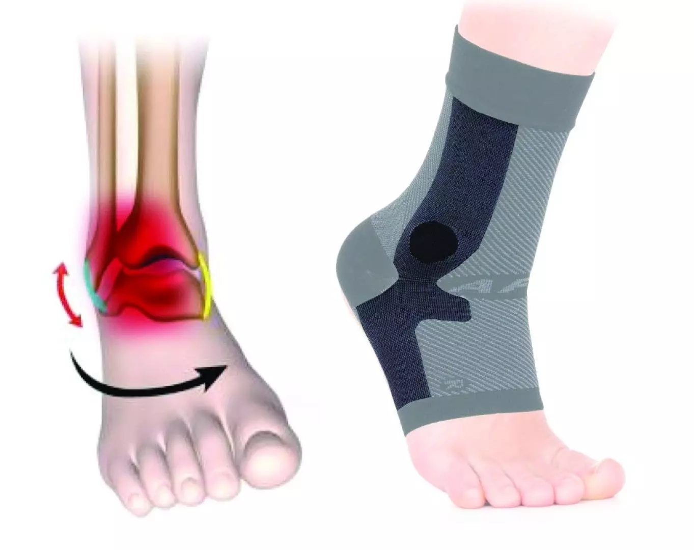 OS1 Ankle Bracing Sleeve / Left - Image 5